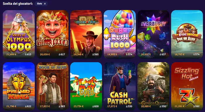 Casino Ardente Italia slots